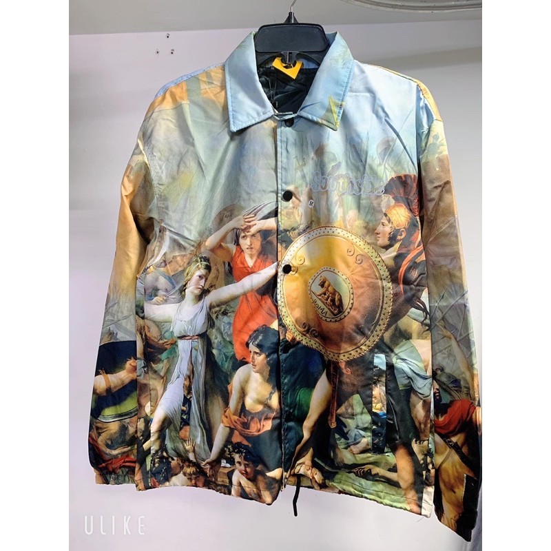 Khoác dù form rộng in toàn thân phản quang cực chất