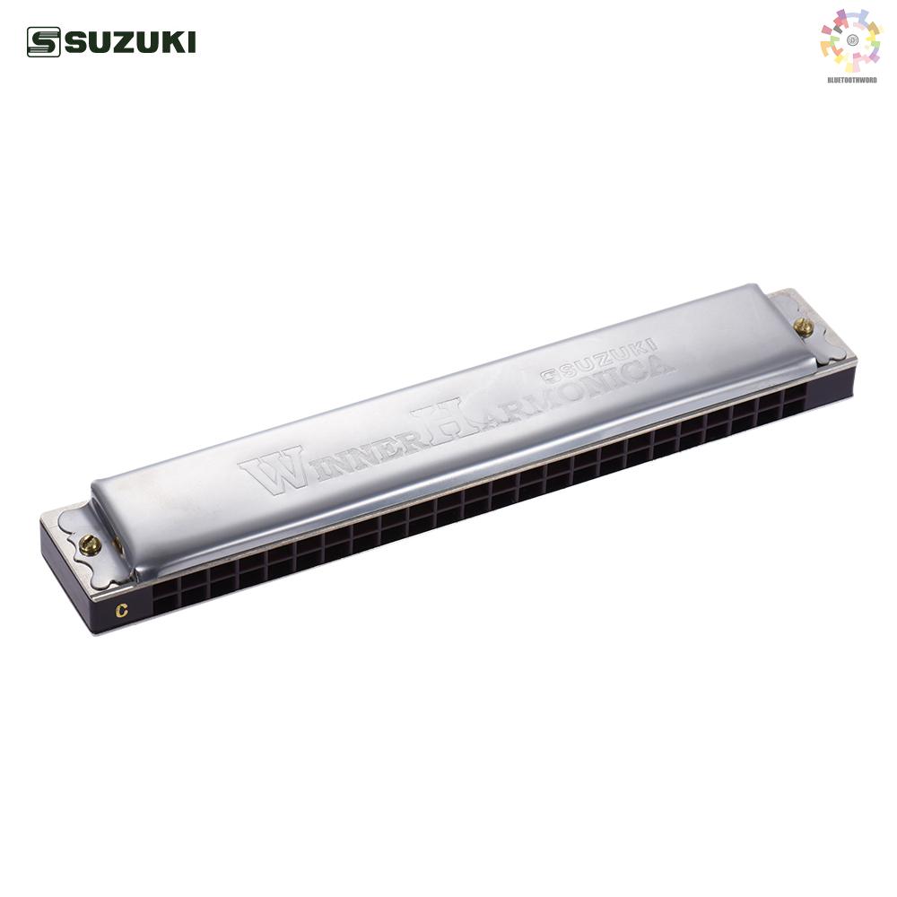 Kèn Harmonica Tremolo 24 Lỗ Bt Suzuki W-24 Cho Người Mới Bắt Đầu