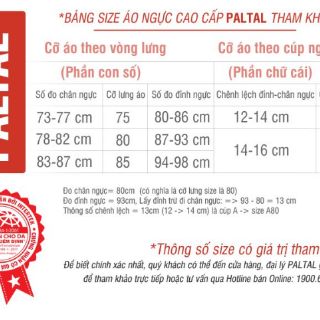 Áo Ngực Cao Cấp Paltal 8830