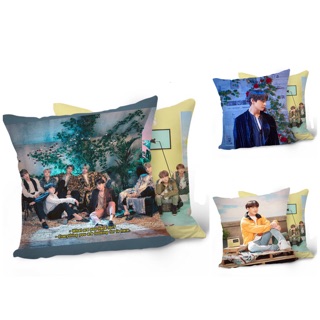 Gối vuông in 2 mặt BTS, V, Jimin mẫu mới