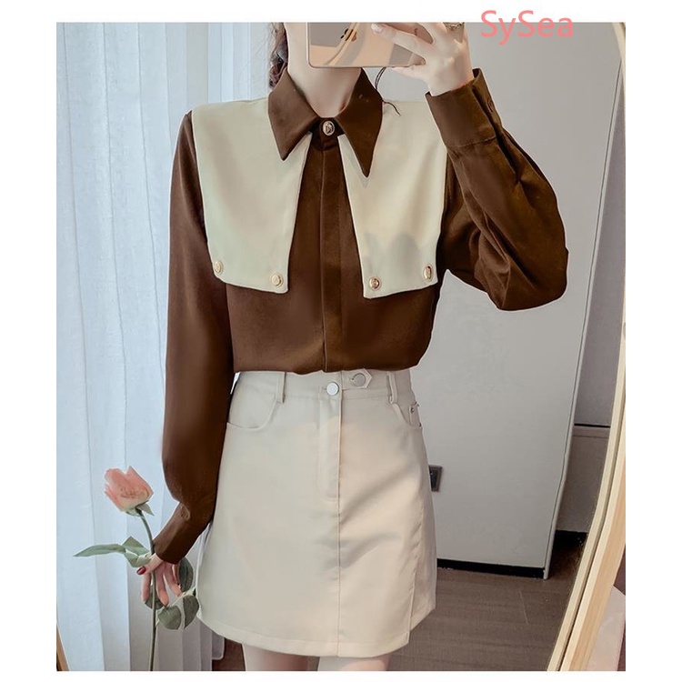 Áo Sơ Mi Thời Trang Mùa Thu Phong Cách Vintage Cho Nữ