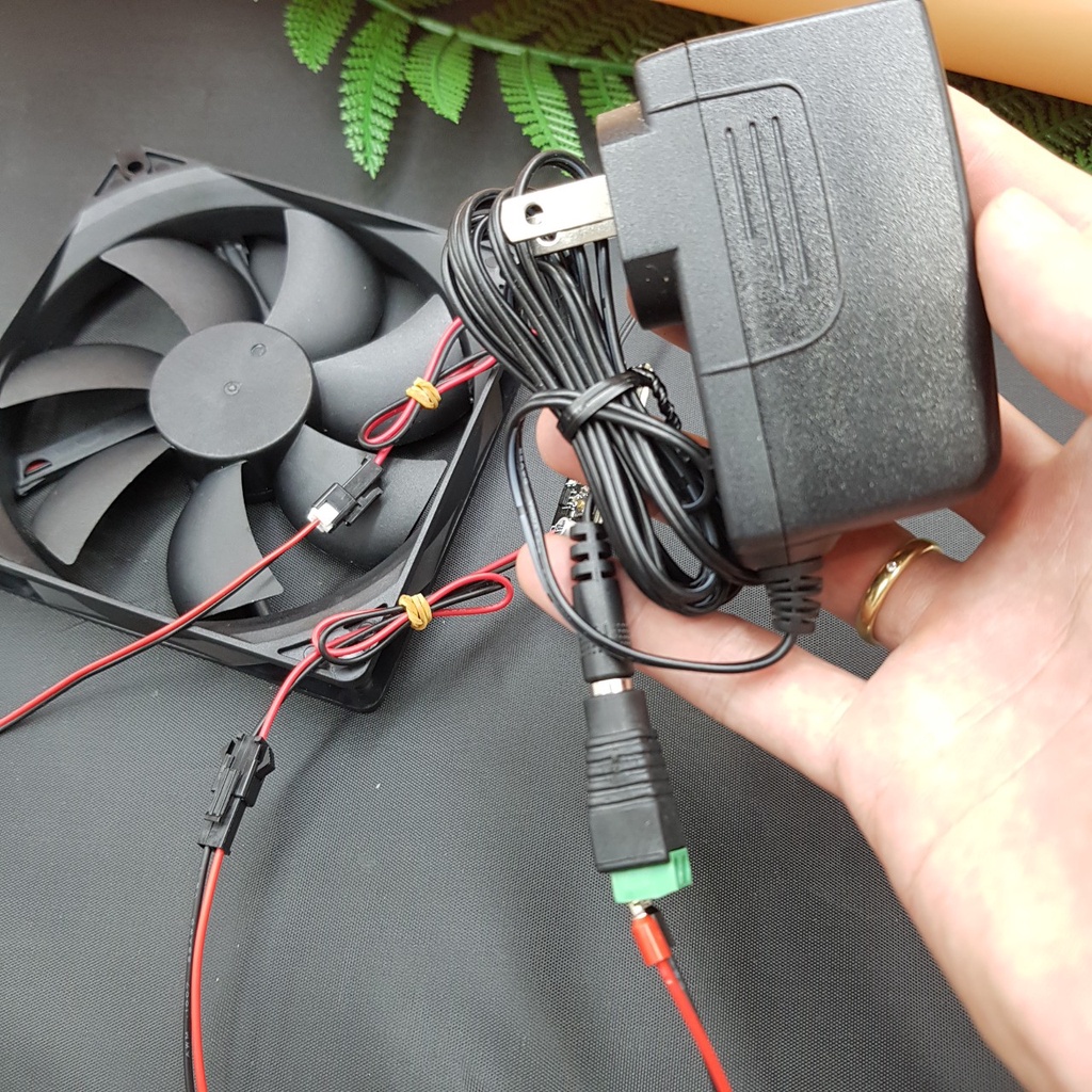 Bộ quạt tản nhiệt chống ồn điều chỉnh tốc độ tự động 9CM 12CM VFAN VFAN-T12 VFAN-T9