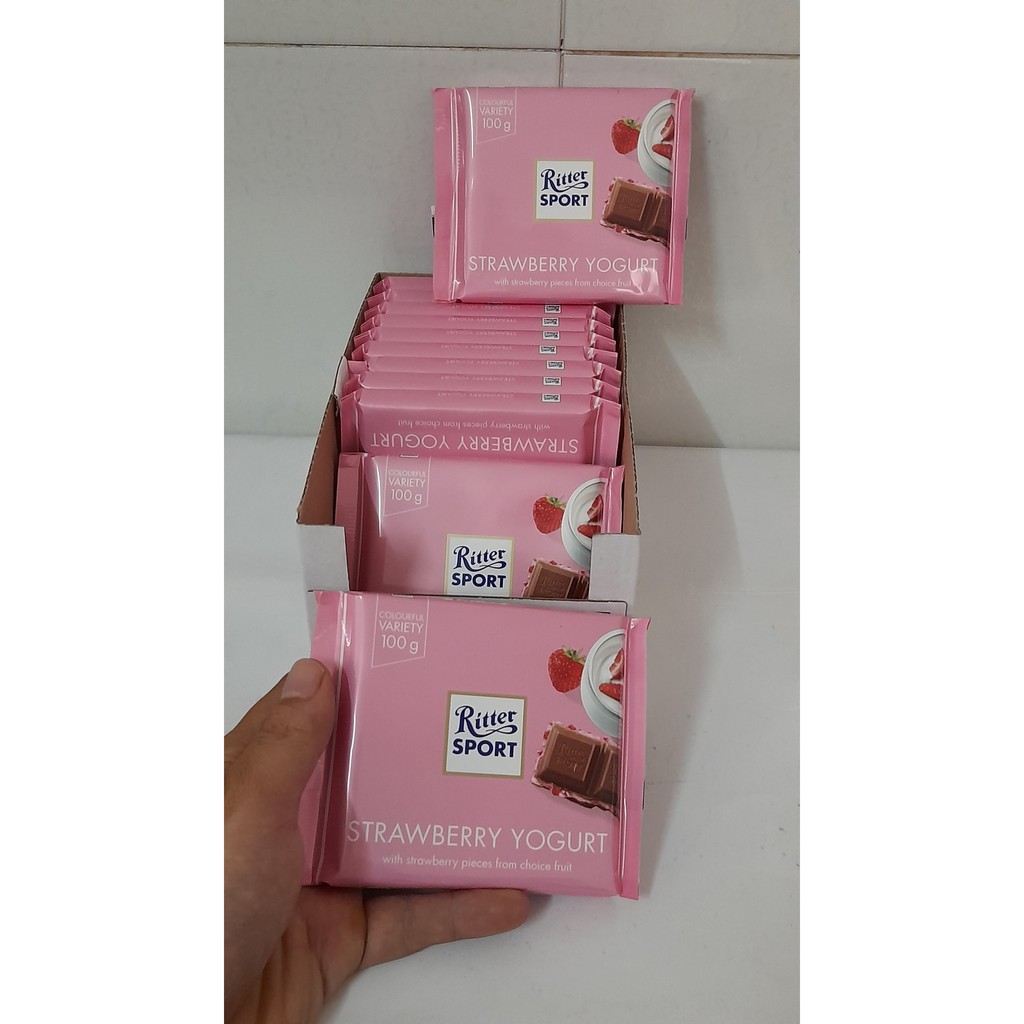 (Nhiều vị) Socola hiệu Ritter Sport Đức 100g