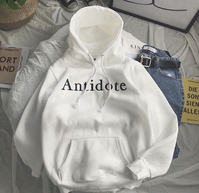 ÁO HOODIE IN CHỮ CÓ NÓN KÈM ẢNH THẬT | BigBuy360 - bigbuy360.vn