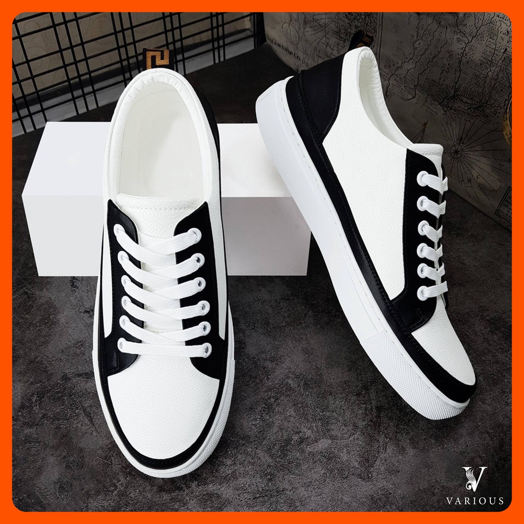 Giày Thời Trang Sneaker Nam Cao Cấp Phong Cách Trẻ Trung Black Border Trending 2022