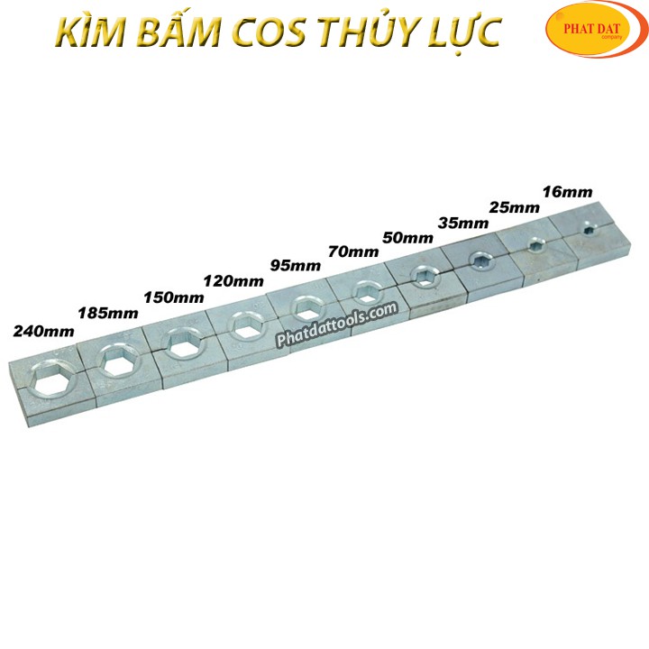 Kìm Bấm Đầu Cos Điện Thủy Lực YQK240-Ép đầu cos từ 16-240mm2-Bảo hành 6 tháng