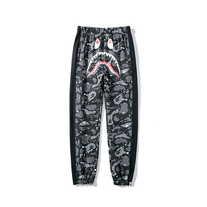 Bape Thời Trang In Quần Cotton Unisex