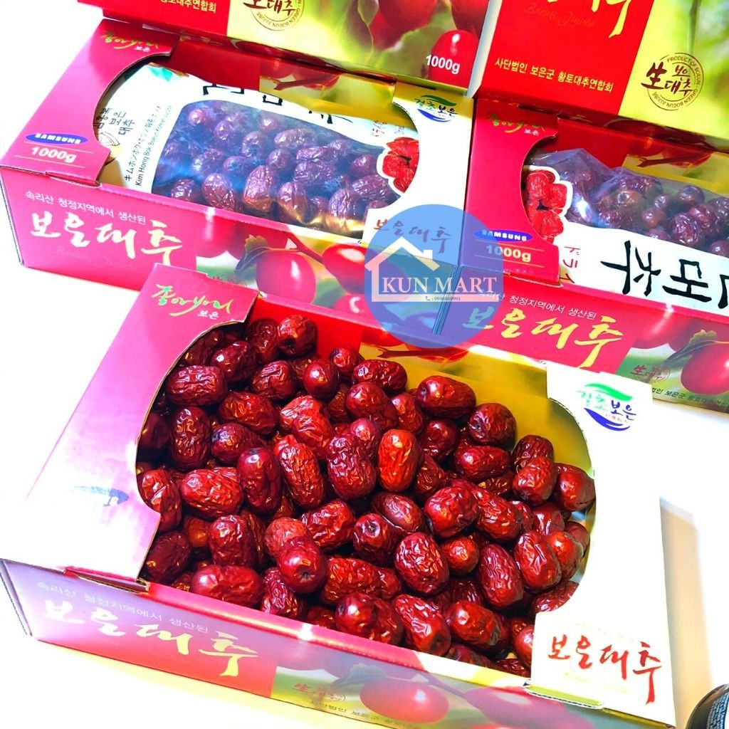 💖FREESHIP💖Táo đỏ Hàn Quốc Sấy Khô Ngọt Ngon Tốt Cho Sức Khỏe hộp 1kg