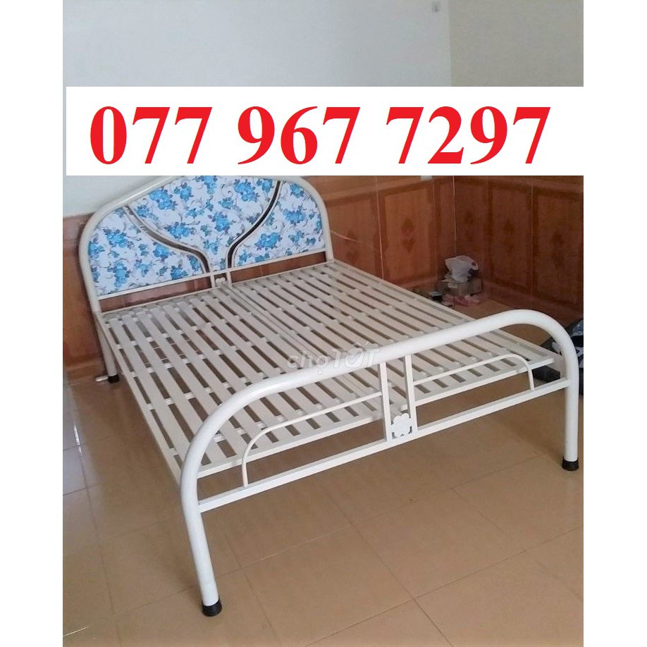 giường sắt đơn 1m8 1m6 1m4 1m2 1m 80cm giá rẻ. giá tại xưởng sắt dày dặn tháo ráp dễ dàng