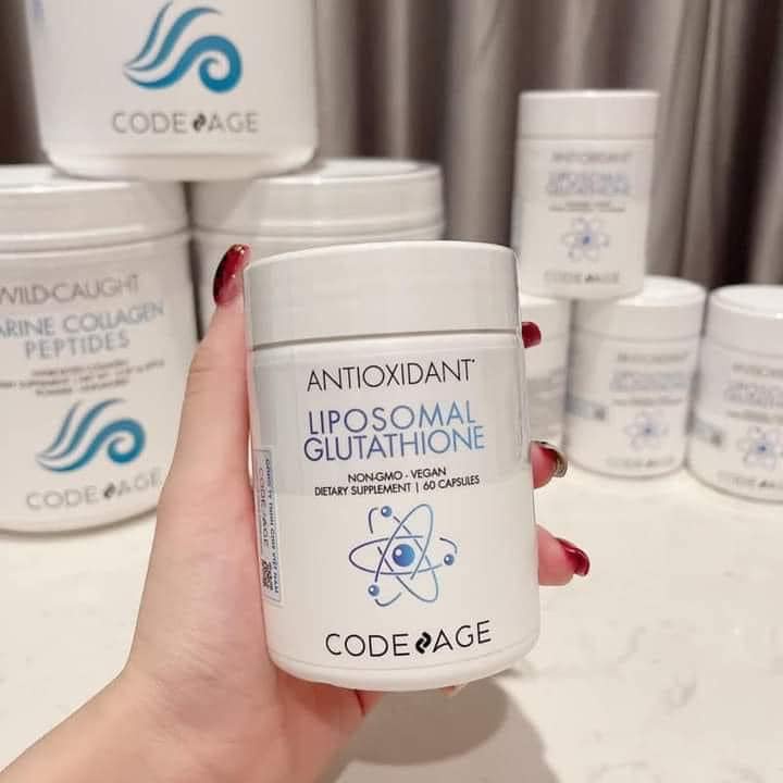 Viên uống Codeage Liposomal Glutathione 60v chống oxy hóa, làm sáng da, thải độc gan - Miền Thảo Mộc
