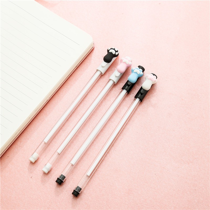 Bút gel chân mèo ngòi 0.5mm Cá store siêu cute, thích hợp đi học