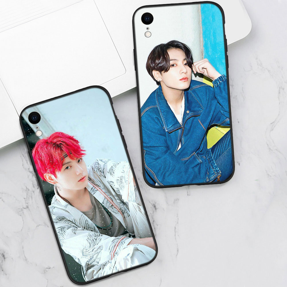 Ốp Điện Thoại Silicon Dẻo Họa Tiết bts jungkook Cho iphone 5 5s 6 6s 7 8 plus xs max xr 10 x 108qf