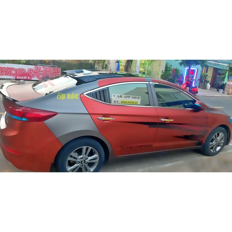 ốp nóc   Elantra  phụ kiện làm đẹp mẫu độ cho Hyundai Elantra 2018 - 2020