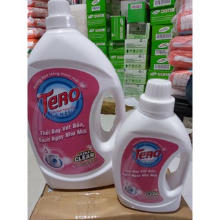 Nước giặt tero 3.8l( tặng kèm bình nước)