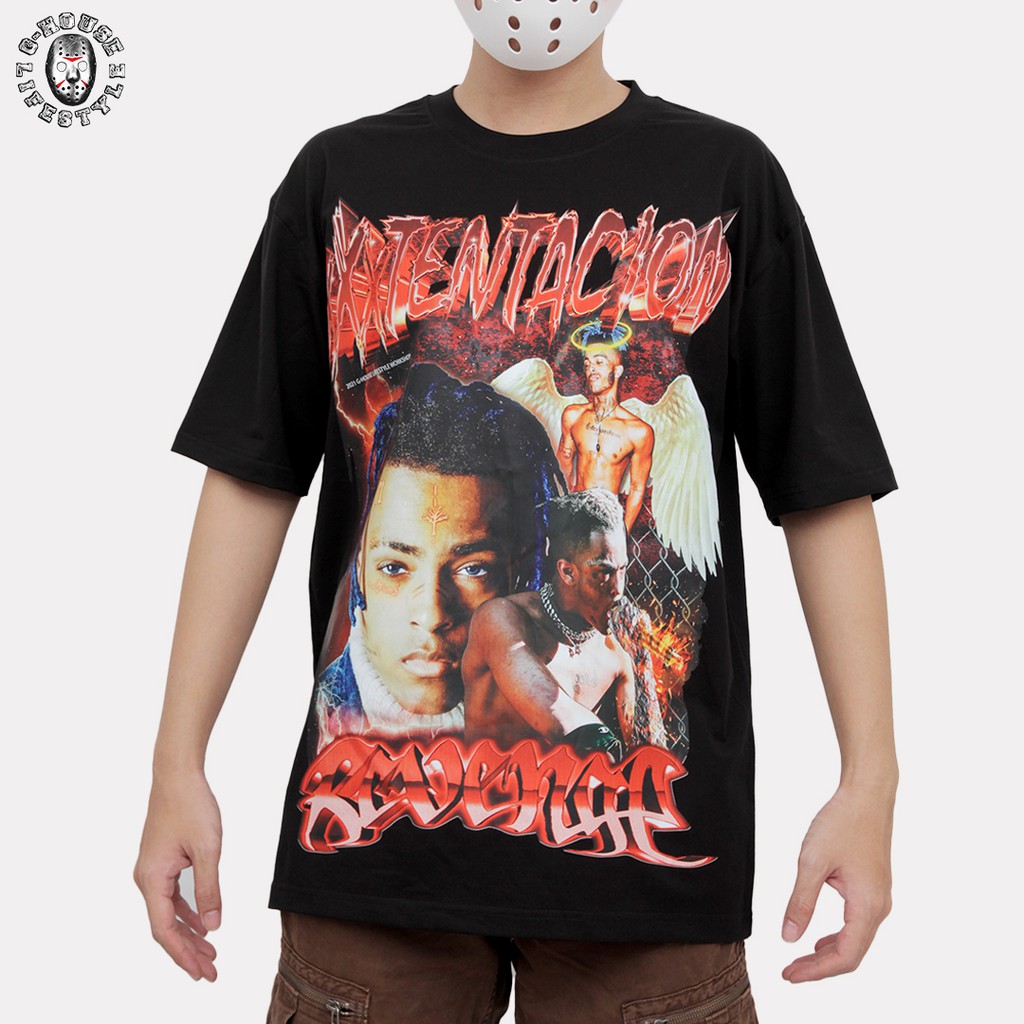 Áo Thun Rapper XXXTentacion Oversize Phong Cách Hip-hop Unisex G-House Lifestyle