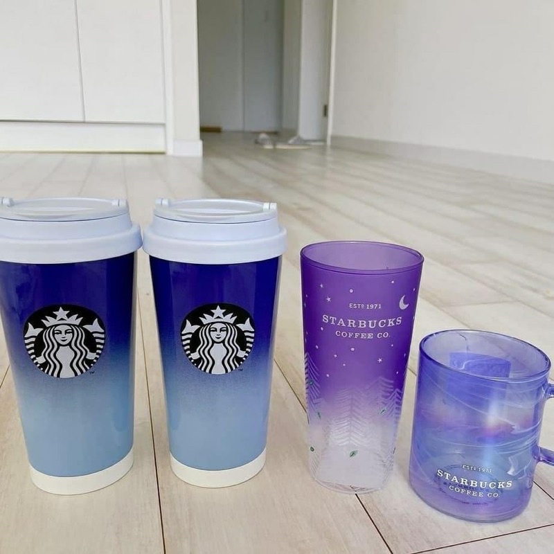 - BÌNH GIỮ NHIỆT SUMMER 2021 SS ELMA OMBRE BLUE TUMBLER 16oz