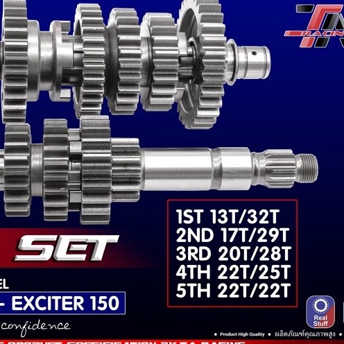 Bộ số độ TA RACING ( 5 SỐ ) ex135 5s / ex150 (1 COMBO)