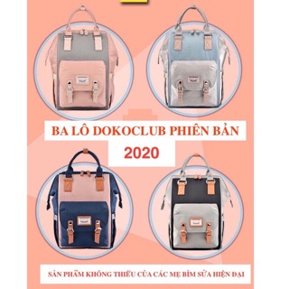 Balo bỉm sữa Dokoclub mẫu 2020 cho mẹ và bé