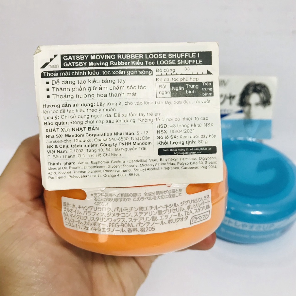 Sáp vuốt tóc GASTBY 80g