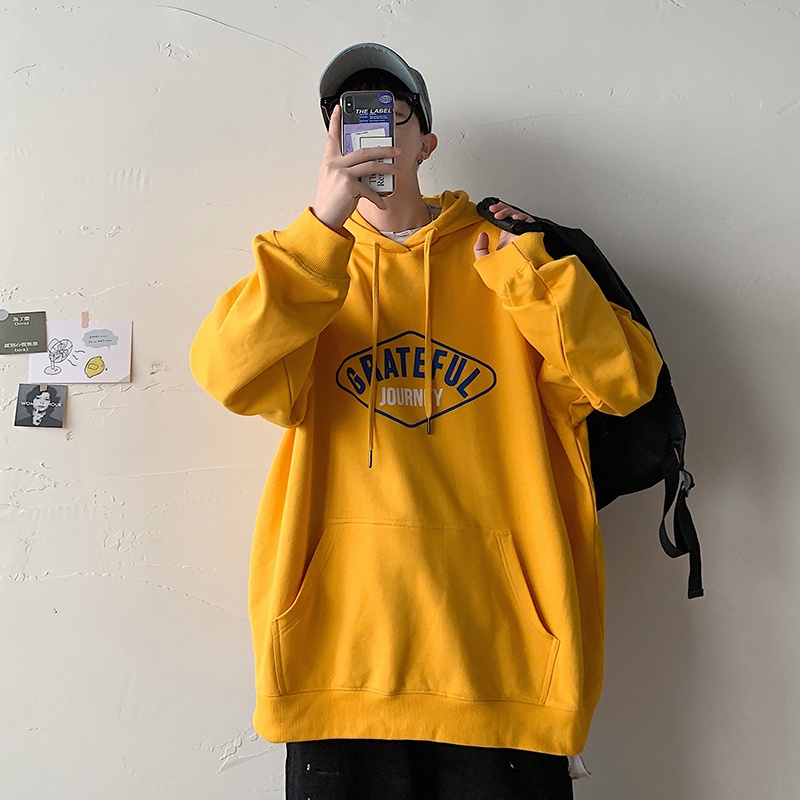 Áo hoodie tay dài phối nhung dày size M-5XL in họa tiết cổ điển thời trang hàn quốc cho nam