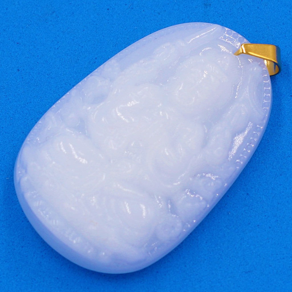 Mặt dây chuyền phật Thiên Thủ Thiên Nhãn trắng size lớn 5cm - Phật bản mệnh tuổi Tý - Tặng kèm móc inox