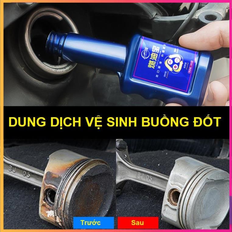 Dung dịch vệ sinh buồng đốt ô tô PULV Carbon Cleaner