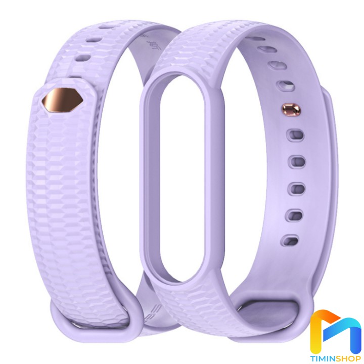 Dây Miband 5, Mi band 6 (Aurora, khóa kim loại) - Mijobs