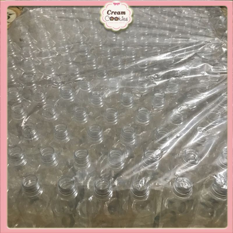 Combo 100 chai nhựa 500ml hoa văn đựng trà sữa, nước ép hoa quả
