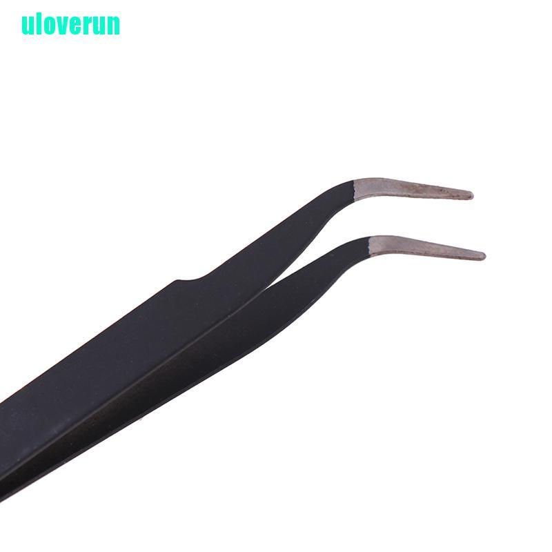 Uloverun Set 6 Nhíp Đầu Cong Chống Tĩnh Điện Chuyên Dụng Sửa Chữa