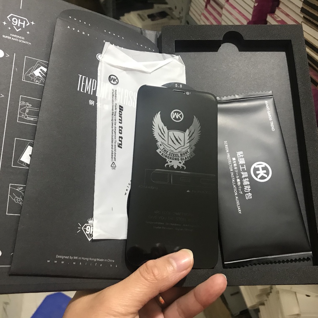 Kính chống nhìn trộm King Kong 4D WK cho iPhone 7 Plus/8 Plus/ iPhone X/ iPhone Xs Max/ iPhone XR/Ip11/Ip12/12pro/max