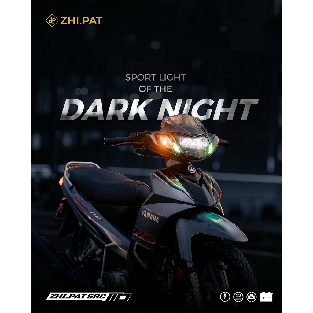 Choá đèn, Pha đèn Led ZHIPAT Sirius 2 tầng -Bảo hàng 1 năm