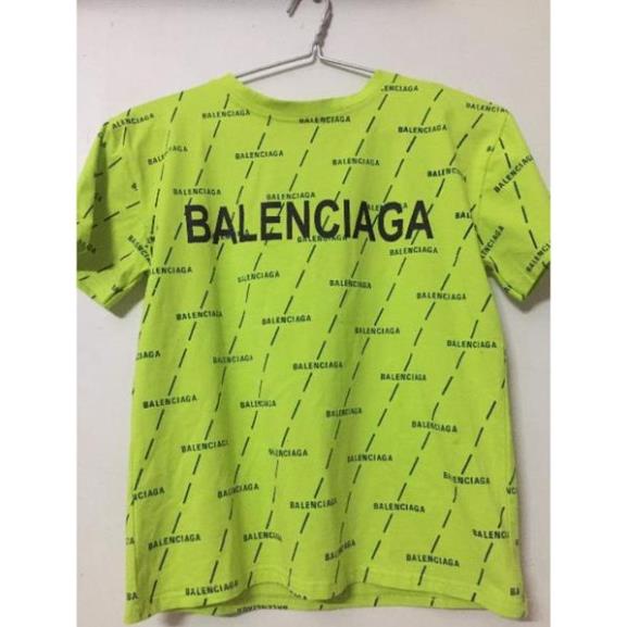 Áo balenciaga xanh chuối chất vải cotton mát chất mịn ! 😍