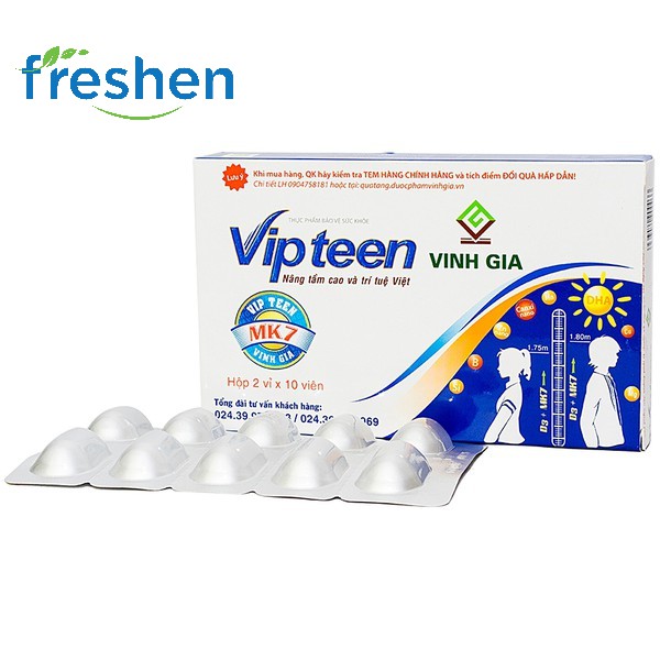 ✅ (CHÍNH HÃNG) VIPTEEN - Giúp trẻ phát triển chiều cao vượt trội