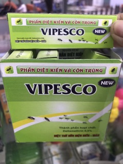 Phấn diệt kiến và côn trùng hộp 2 viên phấn