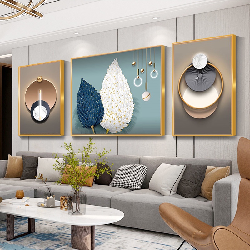 Tranh Treo Tường Bình Hoa Bộ 3 Bức Treo Phòng Khách/ Phòng Ngủ/ Game Gaming/ làm Quà Tặng