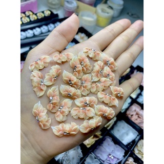 hoa bột nail gắn móng
