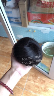Tóc giả búi tròn <Hình + Vid thật 100%> Búi củ tỏi