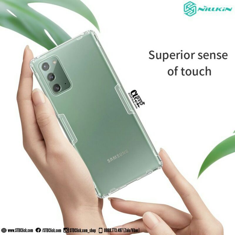 ỐP LƯNG SAMSUNG GALAXY NOTE 20 NILLKIN SILICON CHÍNH HÃNG