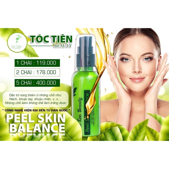 PEEL SKIN Ủ TRẮNG MẶT VÀ BODY TOCTIEN
