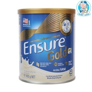 Sữa bột ensure gold lon 400g hương vani ngọt