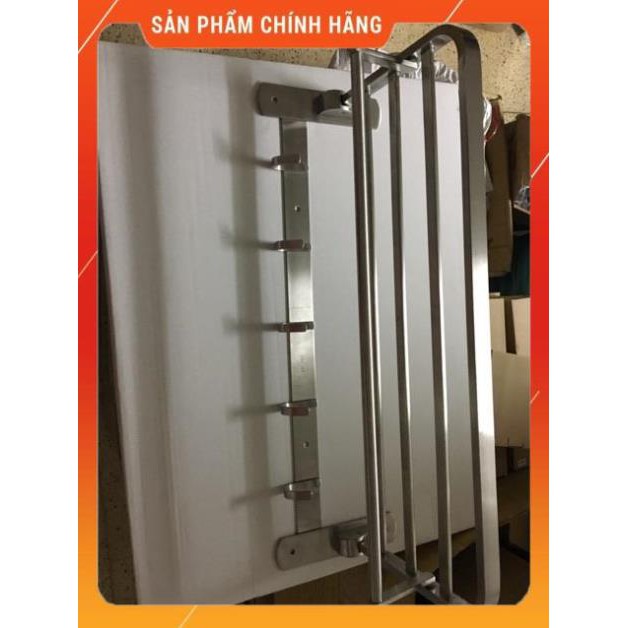 (FreeShip) MÁNG TREO KHĂN TẦNG-MÓC ÁO INOX MỜ SUS 304