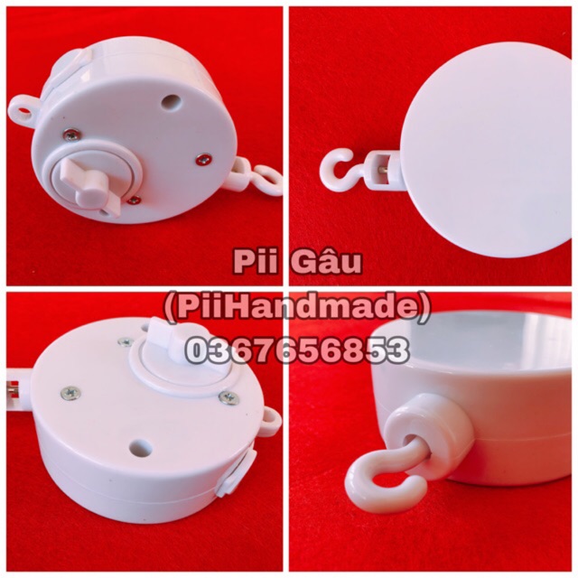 HỘP NHẠC LÊN DÂY CÓT - ĐỒ TREO NÔI CHO BÉ YÊU - KHUNG TREO HANDMADE