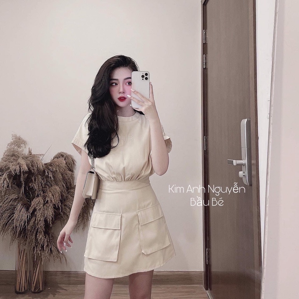 VÁY KAKI CÁNH DƠI TÚI HỘP SIÊU XINH