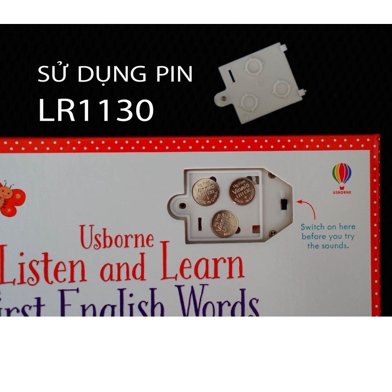 Sách Học Từ Vựng Tiếng Anh Theo Chủ Đề Cho Bé - Listen and learn First English Words
