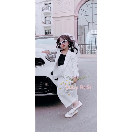 Quần xuông dài trơn cho bé gái