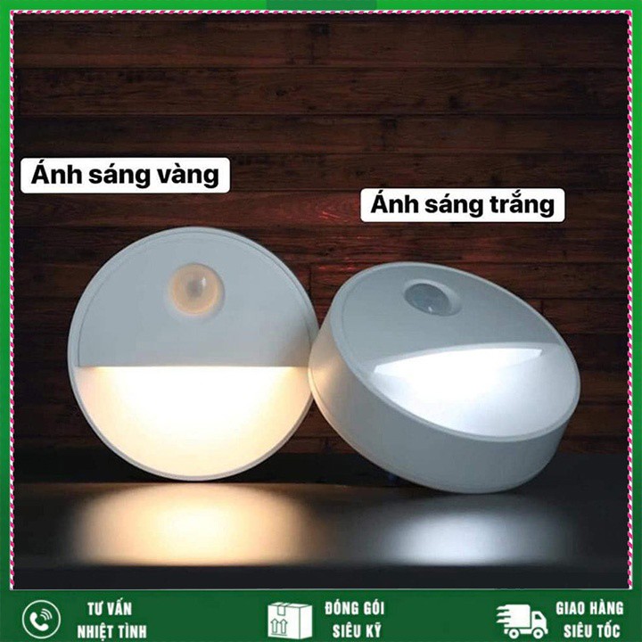 Đèn led gắn tường cảm ứng thông minh siêu hot 2020, đèn led chạy pin