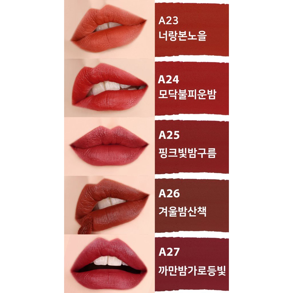 Son Black Rouge Air Fit Velvet Tint Ver 5: Night Series