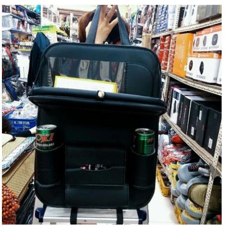 Túi Da đựng đồ treo sau ghế ô tô chất liệu da cao cấp tiện dụng