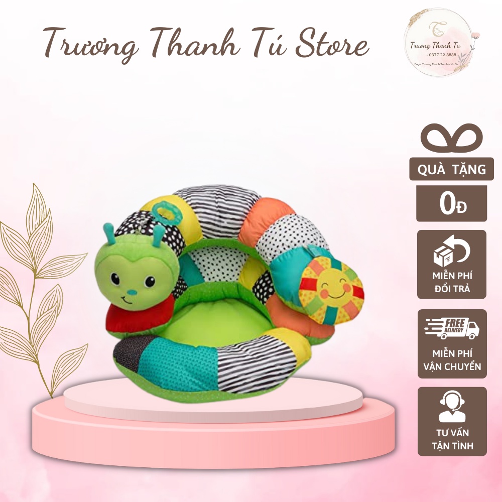 Gối Tập Lậy Tập Ngồi Hình Chú Sâu Prop A Pillar Tummy Time &amp; Seated Support