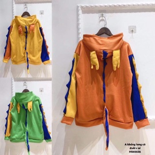 Áo nỉ khủng long có đuôi -HS-T